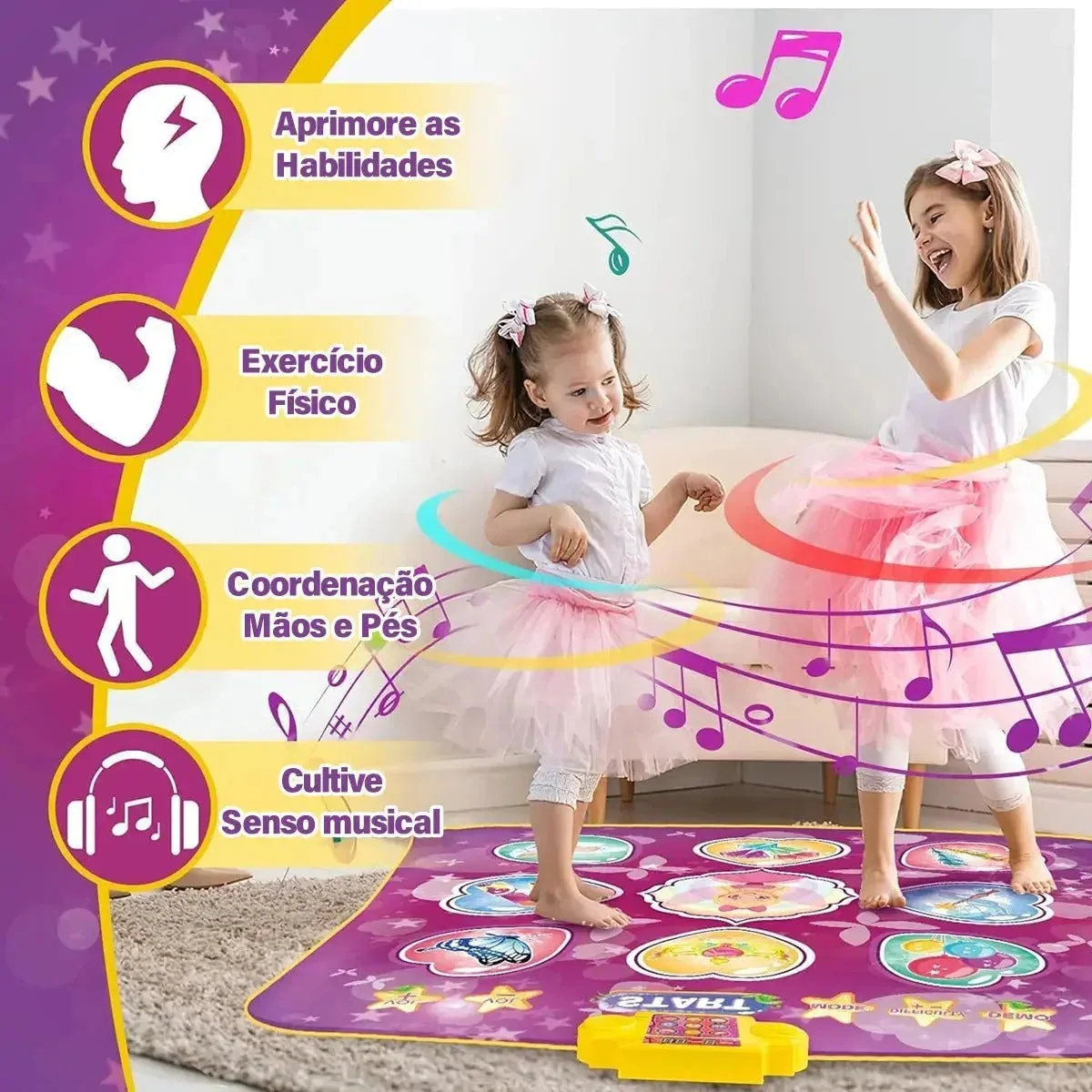 Dance Mat Kids – Tapete Musical Interativo — imagem 5