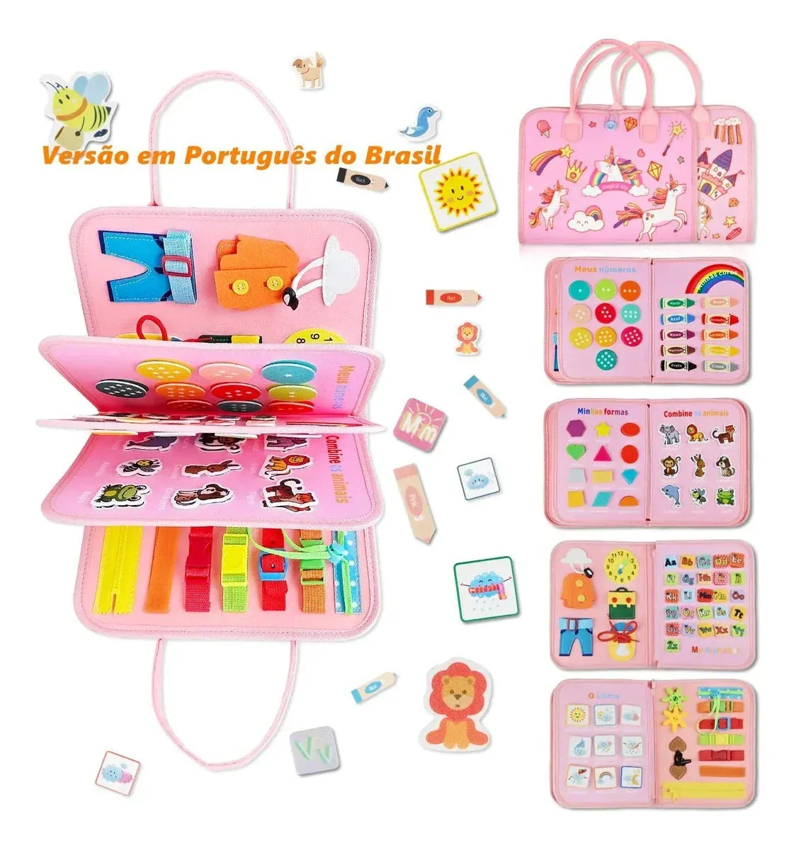 Maleta Sensorial Educativa – Atividades para Aprender Brincando