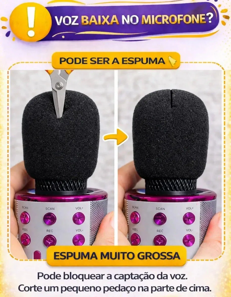 Karaoke Kids – Microfone Bluetooth Infantil — imagem 8