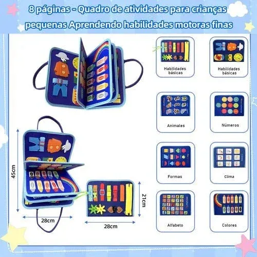 Mochila Sensorial Educativa – Maleta de Atividades para Crianças — imagem 2